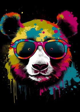 Panda With Sunglasses