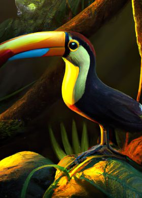 Toucan in Jungle