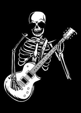 Electric Guitar Skeleton