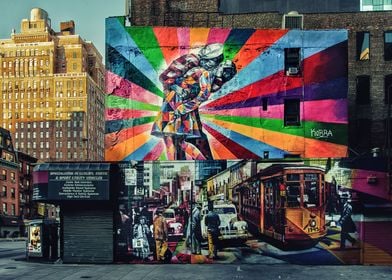 NYC Art Graffiti Kobra