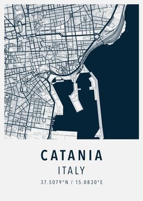 catania simple map