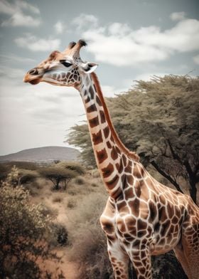 Magnificent giraffe