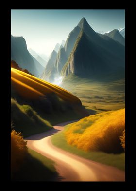 Road To Vast Mountains