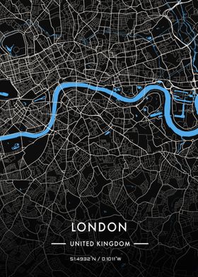 London night map