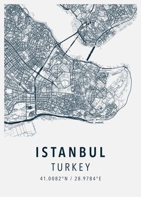 istanbul simple map