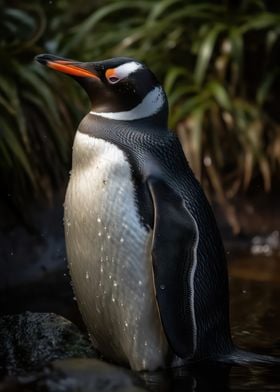 Beautiful penguin