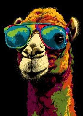 Camel With Sunglasses