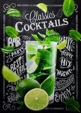 Mint Rum Cocktail