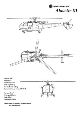 Alouette III Blueprint