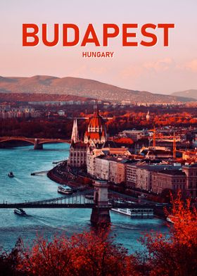 Budapest Travel Poster ART