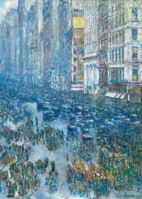 Fifth Avenue Childe Hassam