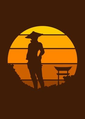 Samurai Japan Silhouette 1