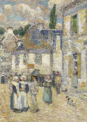 Pont Aven Childe Hassam