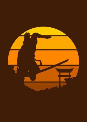 Samurai Japan Silhouette 6