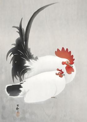 Rooster and henOhara Koso