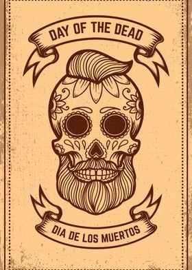 Mexican sugar skull 