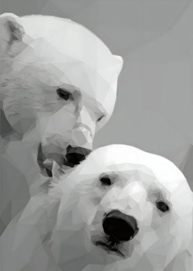 Low Poly Polar Bear