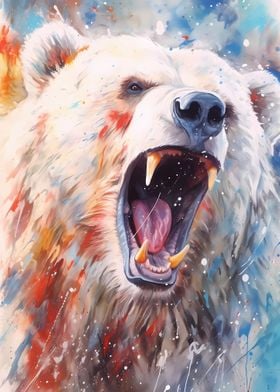 Polar Bear Watercolors