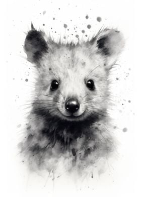 Quokka Beauty Watercolor