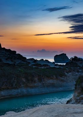 Seascape on a Corfu Island