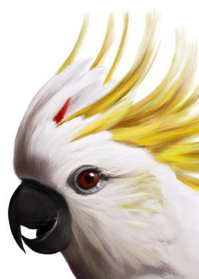 Head of a Cockatoo