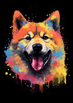 Akita Inu Color Shiba Inu