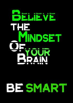 Be Smart Mindset Quote