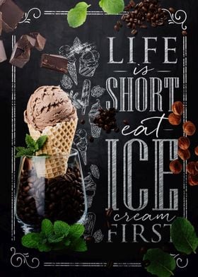 Coffee ice cream