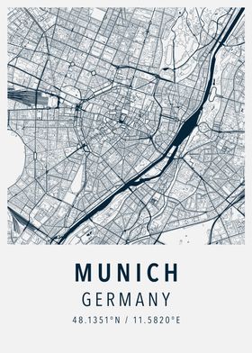 munich simple map