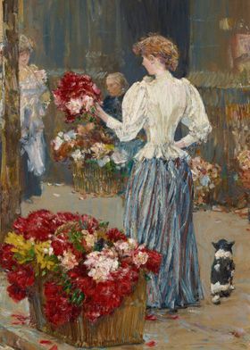 Flower Girl Childe Hassam