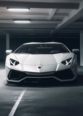 Black and White Car