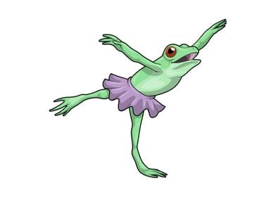 Frog Ballerina Ballet
