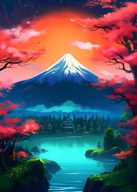 Sakura Mount Fuji