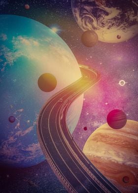 Space Road to the planets