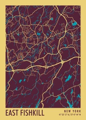 East Fishkill NY map