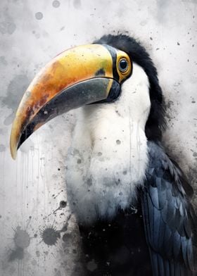 Toucan Beauty Watercolor