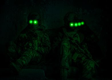 Soldiers With Night Vision