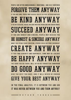 Do Good Anyway