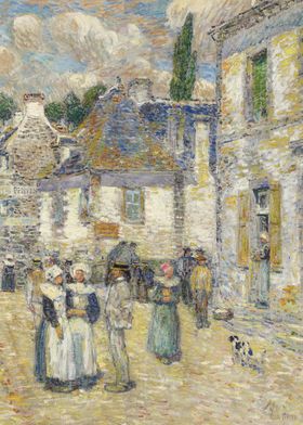 Pont Aven Childe Hassam