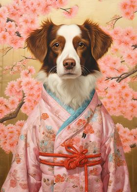 Brittany Spaniel Geisha 