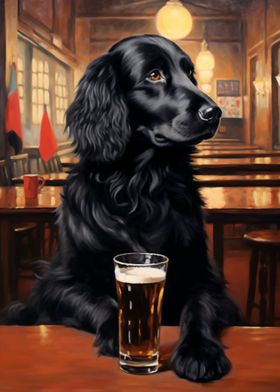 Beer Flat Coated Retriever