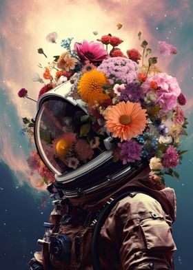 Floral Astronaut