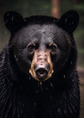 Black Bear Wildlife Photo