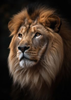 Magnificent lion