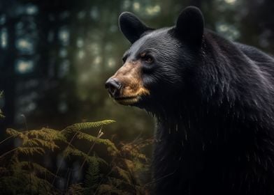 Black Bear Wildlife Photo