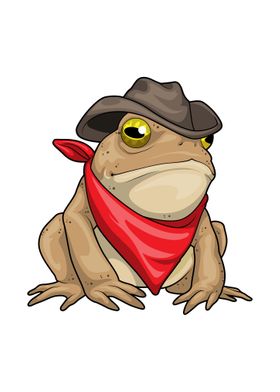 Frog Cowboy Cowboy hat