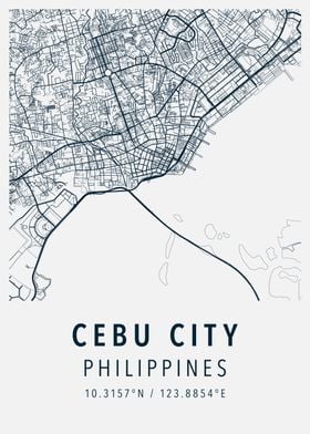 cebu city simple map