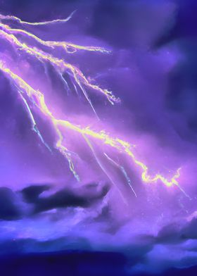 Purple Lightning 
