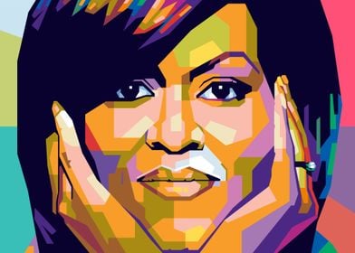 Michelle Obama Pop Art