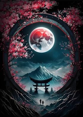 Moonlit Sakura Serenity